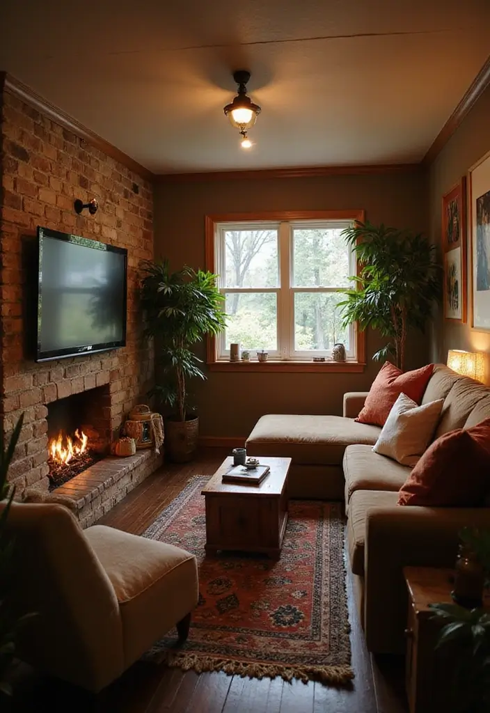 29 Living Room Movie Night Ideas That Make Home Feel Like a Theater - 28. Create a Comfy Nook