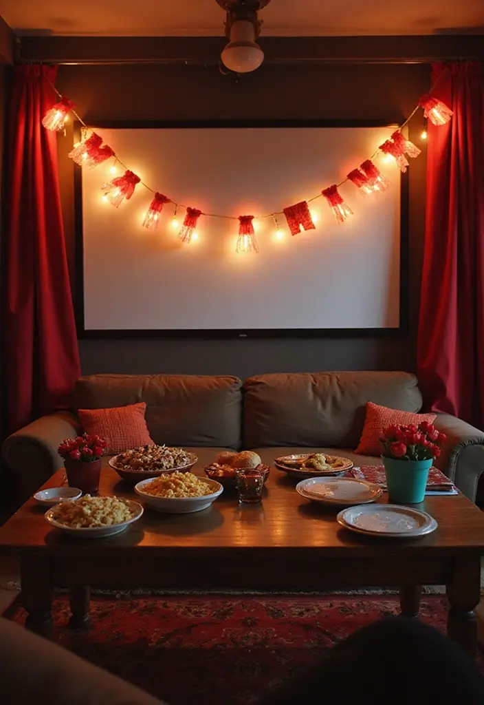 29 Living Room Movie Night Ideas That Make Home Feel Like a Theater - 4. Themed Movie Nights