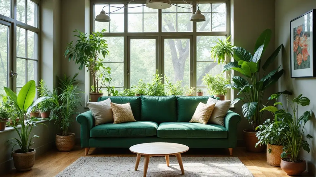 29 Living Room With Green Sofa Ideas That Feel Natural and Stylish