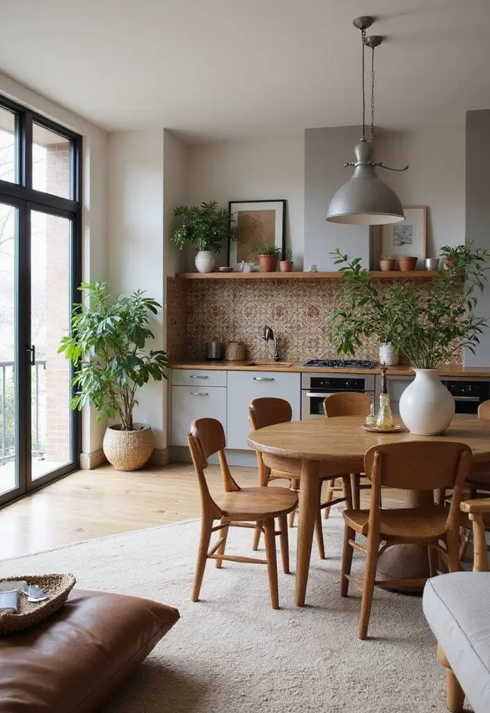 29 Open Concept Kitchen and Living Room Ideas That Flow Beautifully - 21. Cultural Inspirations