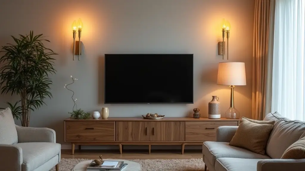 29 Sconces Living Room TV Ideas That Add Light and Sophistication