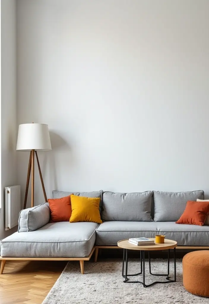 29 White and Grey Living Room Ideas That Look Clean and Modern - 1. Bright and Airy Space with White Walls