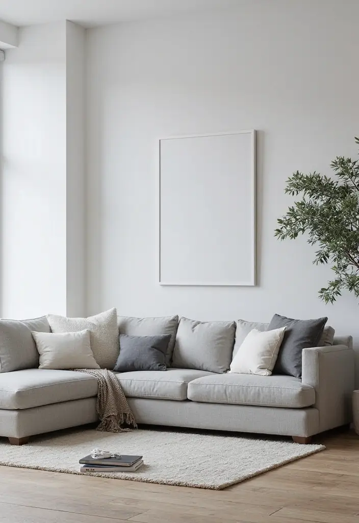 29 White and Grey Living Room Ideas That Look Clean and Modern - 16. Multi-functional Spaces