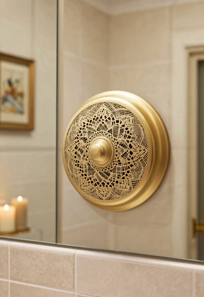 14 Bathroom Exhaust Fan Ideas For Discreet Ventilation - 4. Decorative Exhaust Fan Grills 1