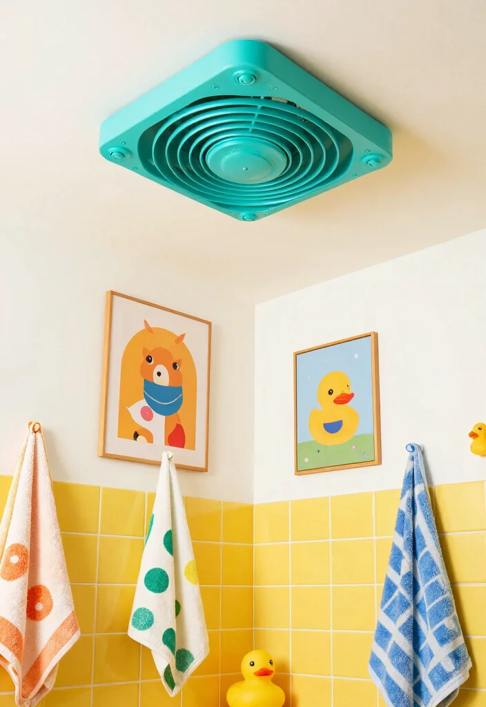 14 Bathroom Exhaust Fan Ideas For Discreet Ventilation - 6. Colorful Exhaust Fans 1
