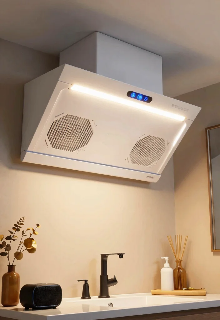 14 Bathroom Exhaust Fan Ideas For Discreet Ventilation - 9. Multi-Function Exhaust Fans 1