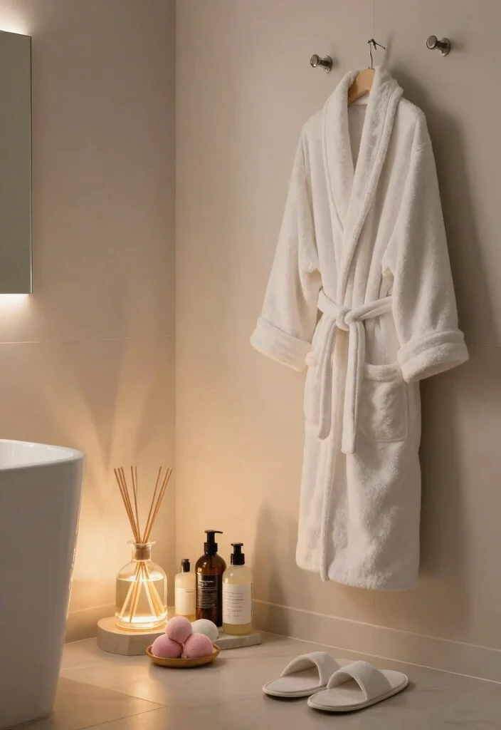 14 White Bathroom Decor Ideas For Clean Calm Vibes - 10. Spa-Like Elements 1