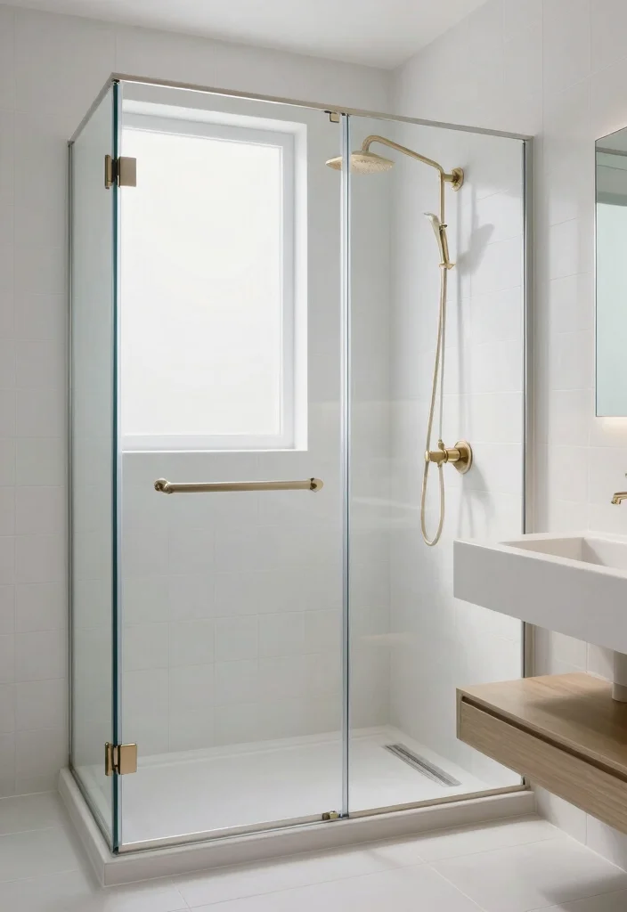 14 White Porcelain Tile Bathroom Ideas With Clean Finish - 4. Elegant Semi-Matte Finishes 1