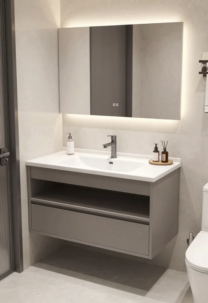 15 Bathroom Vanity Dimension Ideas For Perfect Fit - 9. Customized Built-In Vanities 1