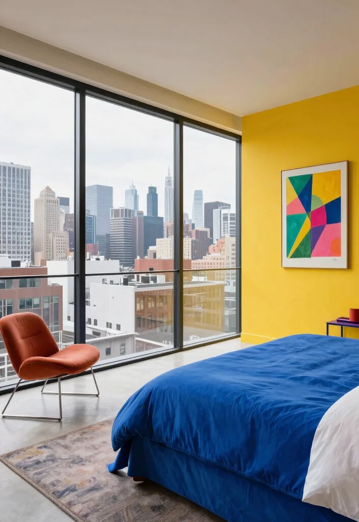 15 Bedroom With Glass Wall Ideas Open Airy Luxury - 5. Artistic Expression 1