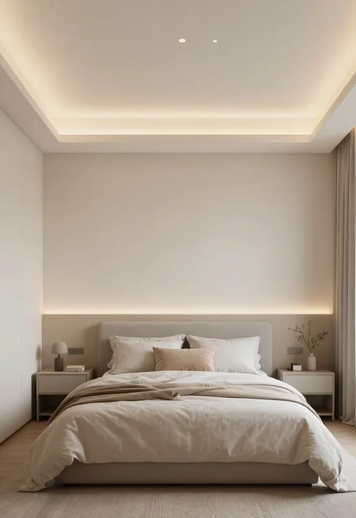 15 Ceiling Lights for Bedroom Ideas Soft Modern Glow - 10. Soft LED Cove Lighting 1