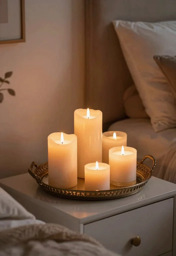15 Girly Bedroom Ideas for Women: Embrace Your Feminine Cozy Vibe - 15. Cozy Candles 1