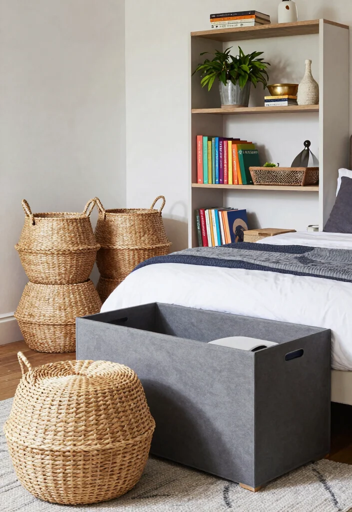 15 Girly Bedroom Ideas for Women: Embrace Your Feminine Cozy Vibe - 6. Chic Storage Solutions 1