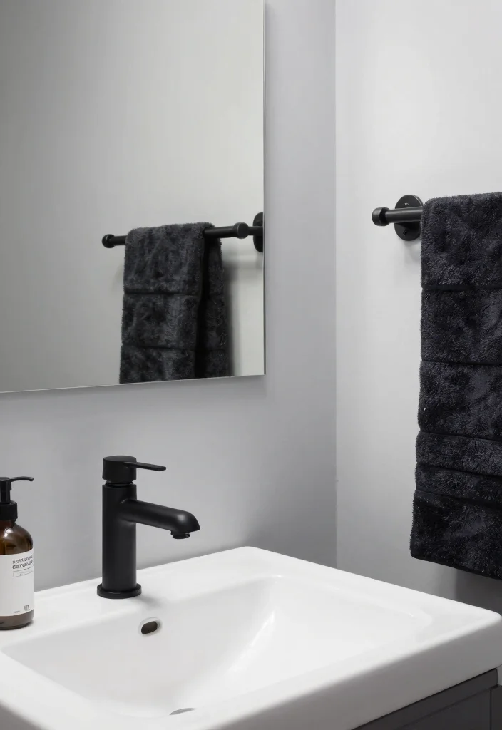 15 Industrial Bathroom Decor Ideas With Urban Mood - 6. Use of Matte Black Fixtures 1