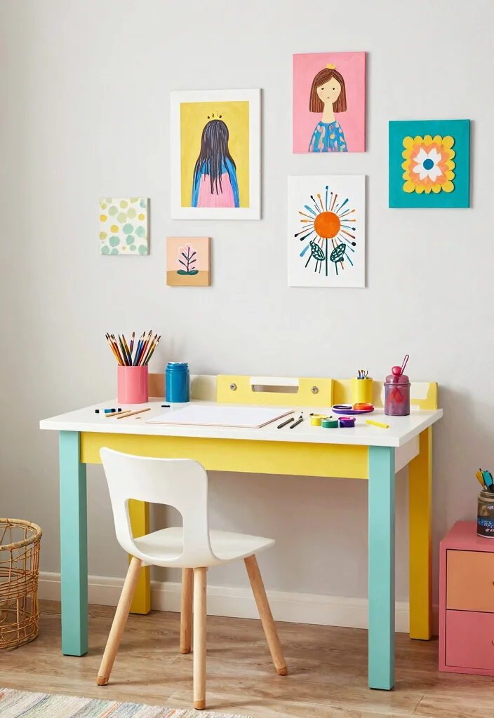 15 Pink Girls Bedroom Ideas Sweet Playful Style - 15. Creative DIY Projects 1