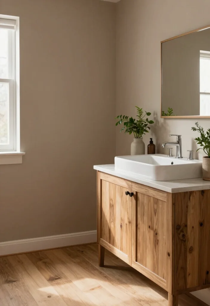 15 Rock Bathroom Ideas With Natural Character - 4. Earthy Color Palettes 1