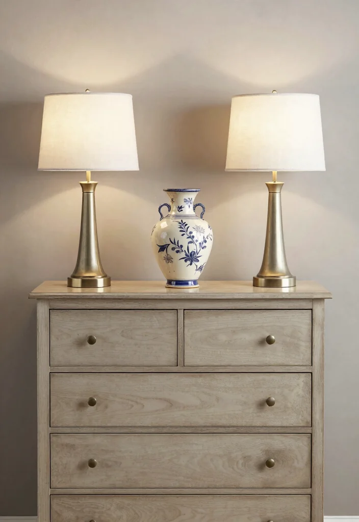 15 Tall Dresser Decor Bedroom Ideas Balanced Chic Styling - 12. Balance and Symmetry 1