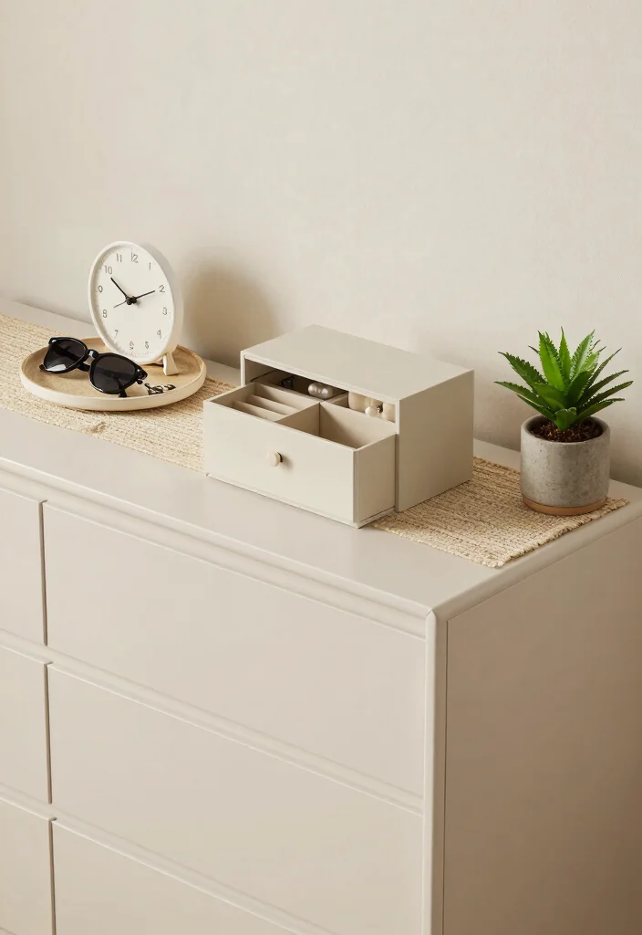 15 Tall Dresser Decor Bedroom Ideas Balanced Chic Styling - 3. Use Functional Decor 1