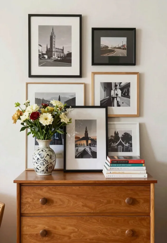 15 Tall Dresser Decor Bedroom Ideas Balanced Chic Styling - 4. Create an Artful Display 1