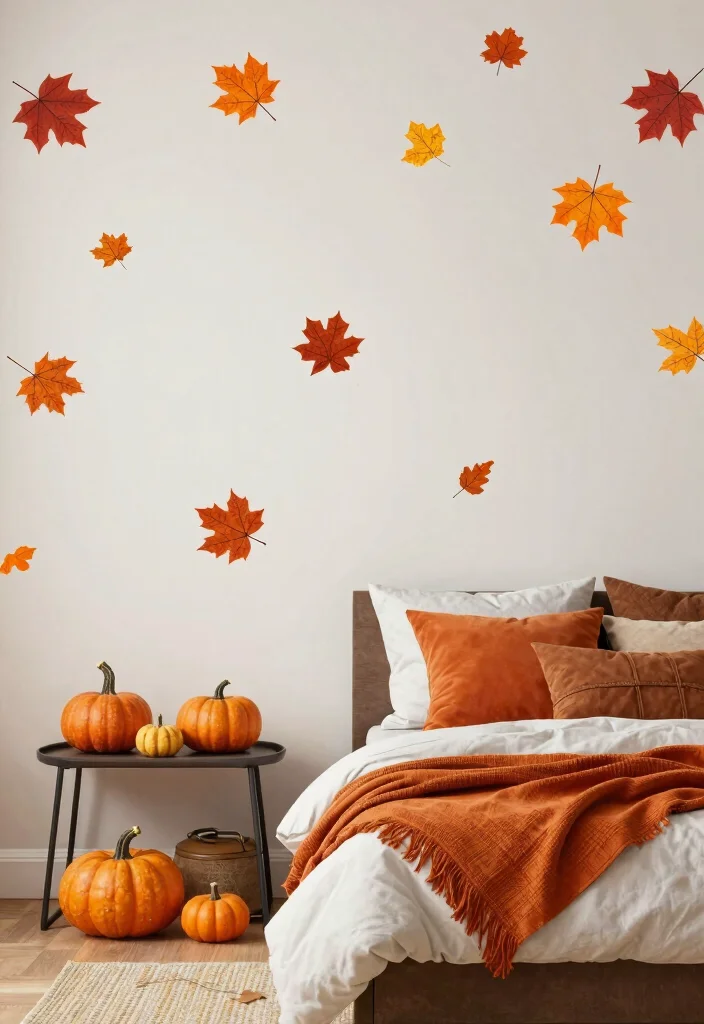 15 Wall Decals for Bedroom Ideas: Easy Creative Update - 12. Seasonal Decals 1