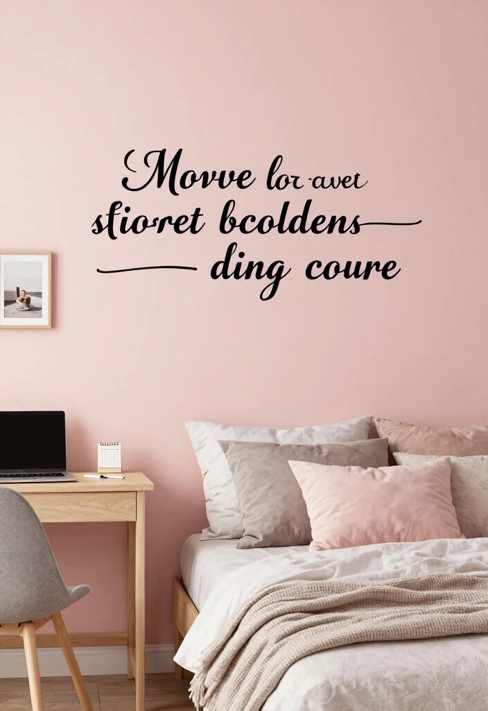 15 Wall Decals for Bedroom Ideas: Easy Creative Update - 2. Inspirational Quotes 1