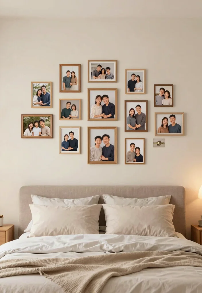 15 Wall Decals for Bedroom Ideas: Easy Creative Update - 9. Personal Photo Decals 1