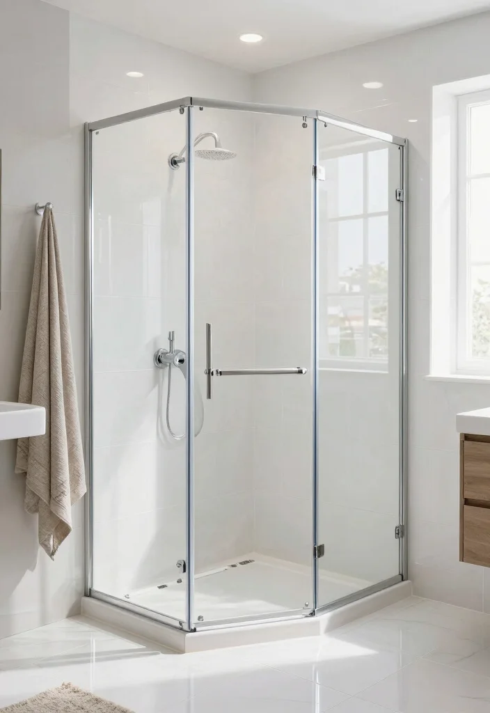 15 White Bathroom Tile Ideas For Bright Fresh Spaces - 8. White Porcelain Tiles 1