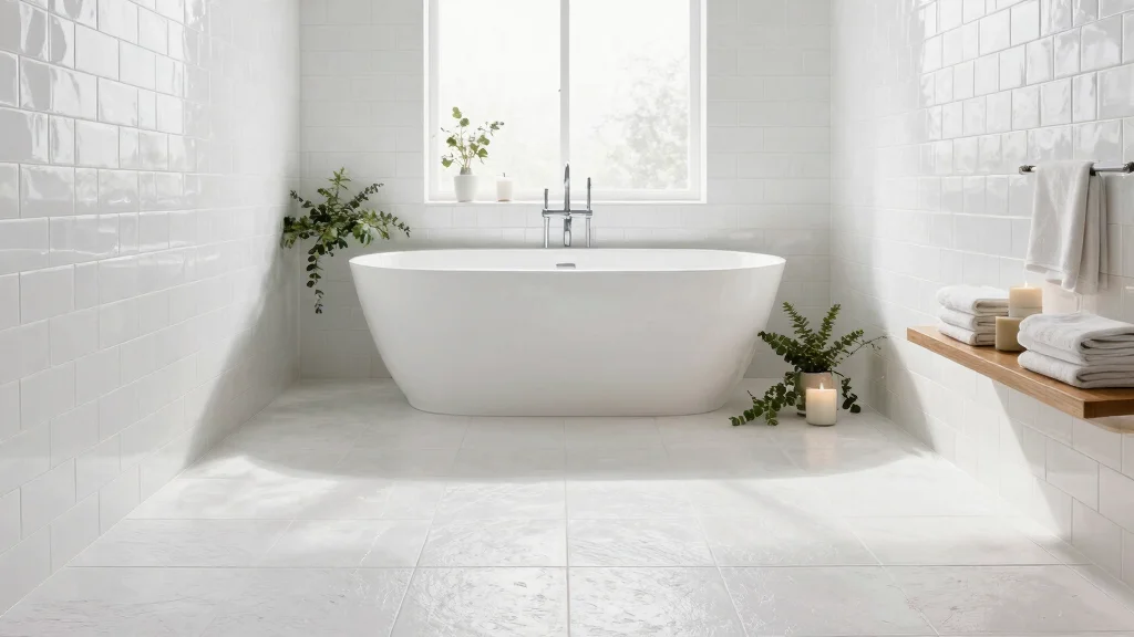 15 White Bathroom Tile Ideas For Bright Fresh Spaces