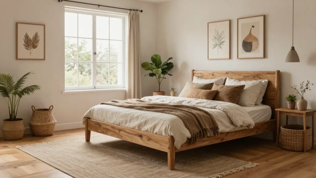 15 Wooden Bedframe Bedroom Ideas for a Natural Warm Style