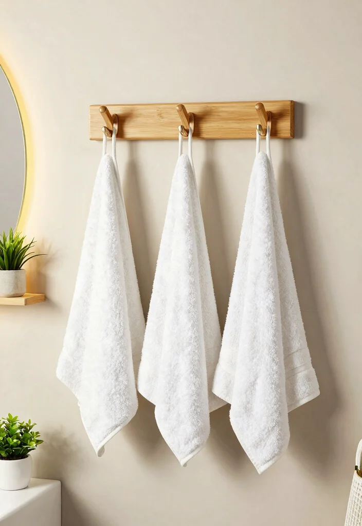 16 Bamboo Bathroom Decor Ideas With Zen Energy - 12. Bamboo Wall Hooks 1