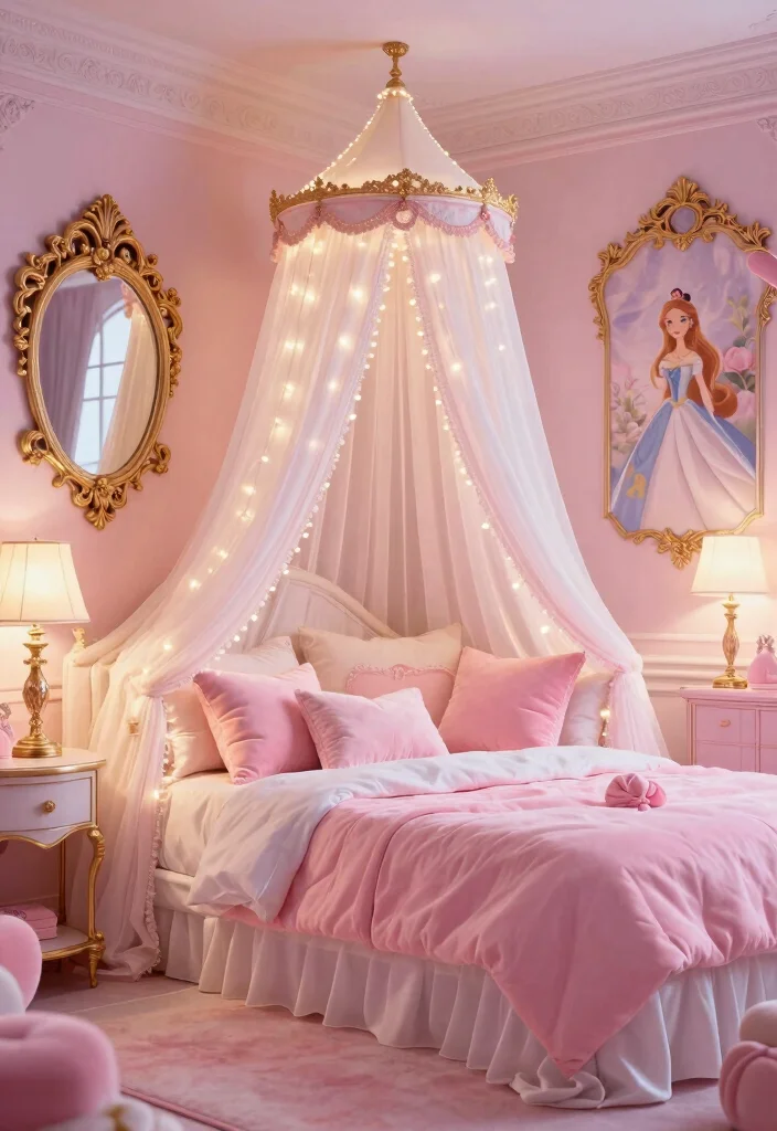 16 Barbie Bedroom Ideas for Kids Cute Playful Dreams - 11. Barbie’s Princess Castle 1