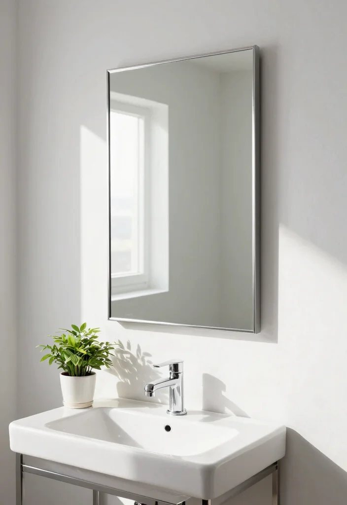 16 Bathroom Arrangement Ideas For Better Flow - 14. Use of Mirrors for Illusion 1
