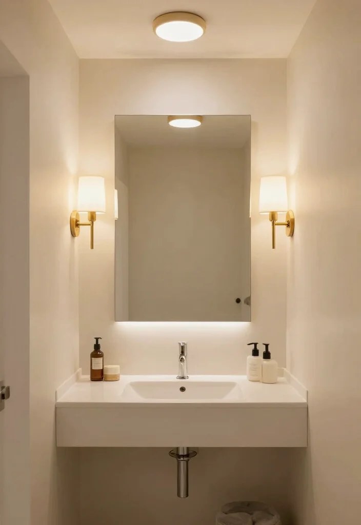 16 Bathroom Arrangement Ideas For Better Flow - 8. Smart Lighting Choices 1