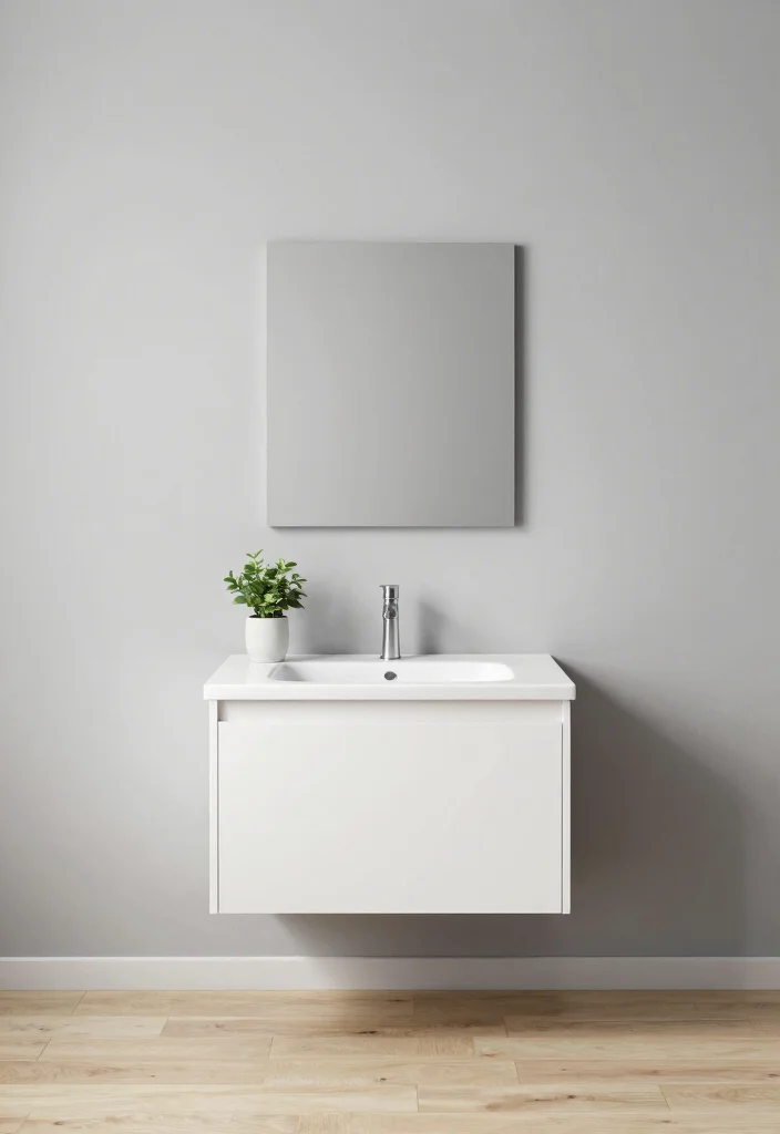 16 Bathroom Arrangement Ideas For Better Flow - 9. Minimalist Decor for Clarity 1