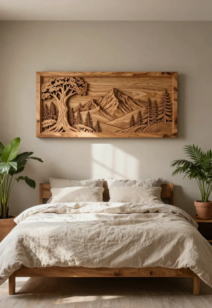 16 Bedroom Signs Above Bed Ideas for a Cute Personal Touch - 5. Nature-Inspired Wooden Signs 1