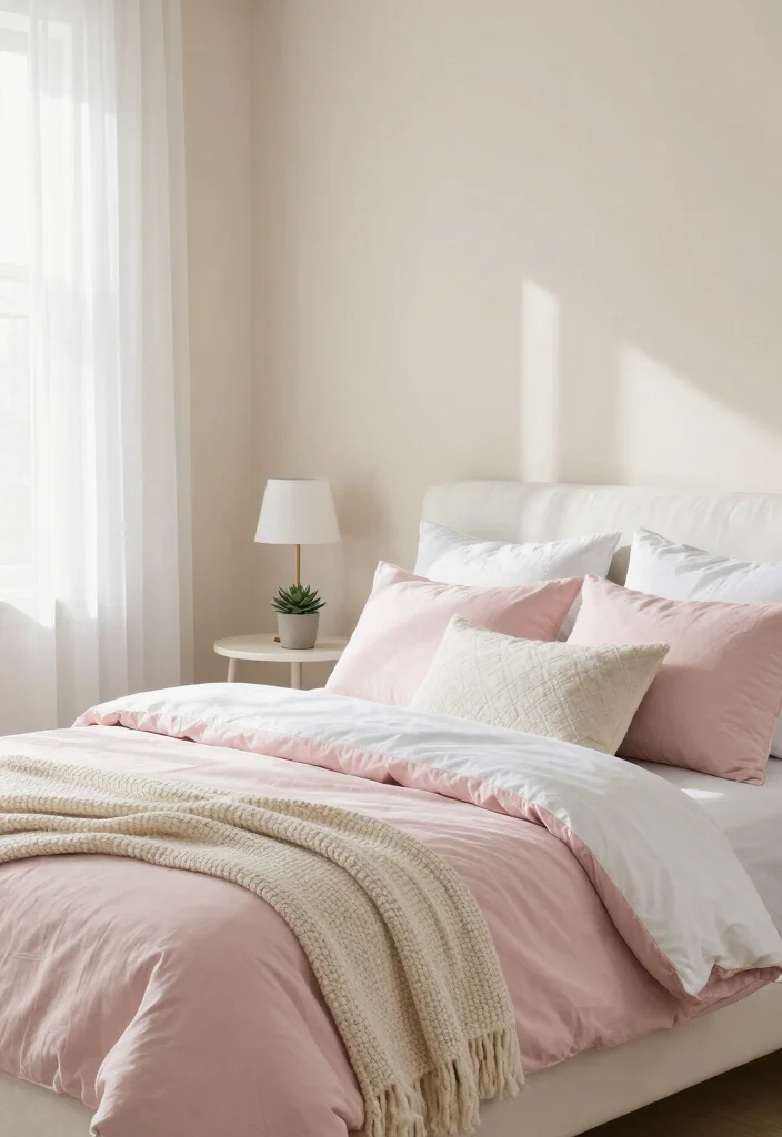 16 Clean Girl Bedroom Ideas for a Minimal Soft Aesthetic - 1. Soft Color Palette 1