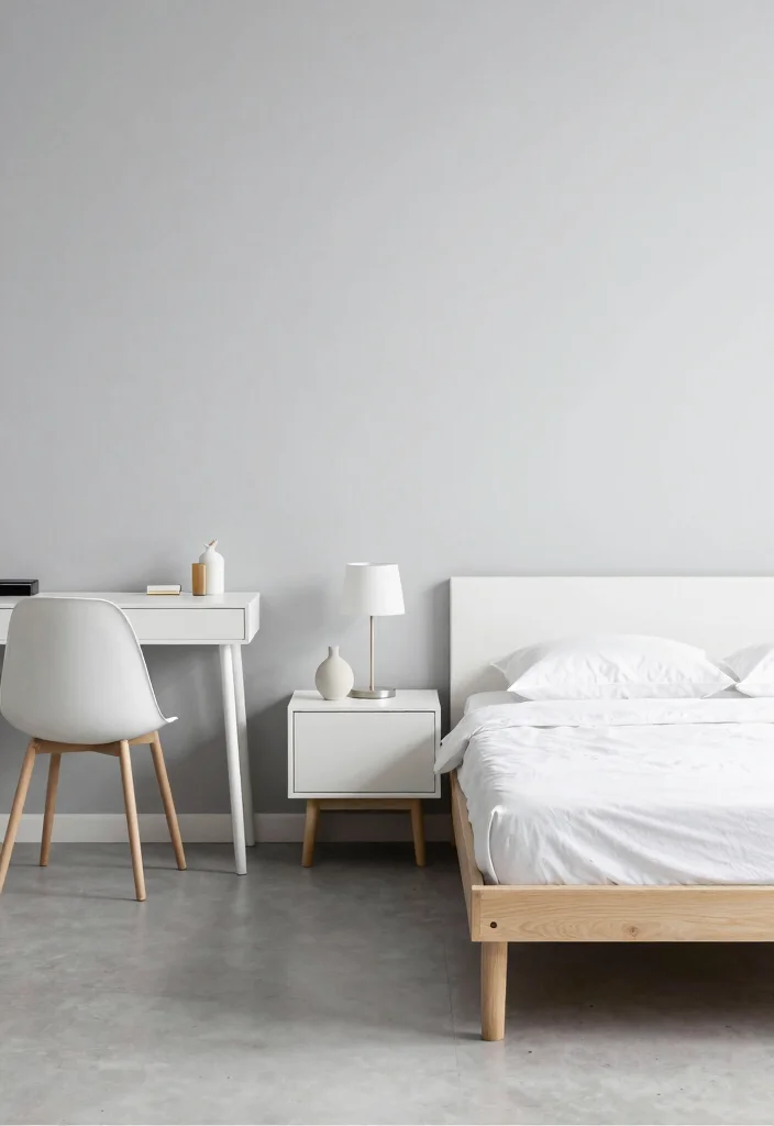 16 Clean Girl Bedroom Ideas for a Minimal Soft Aesthetic - 2. Minimalist Furniture 1