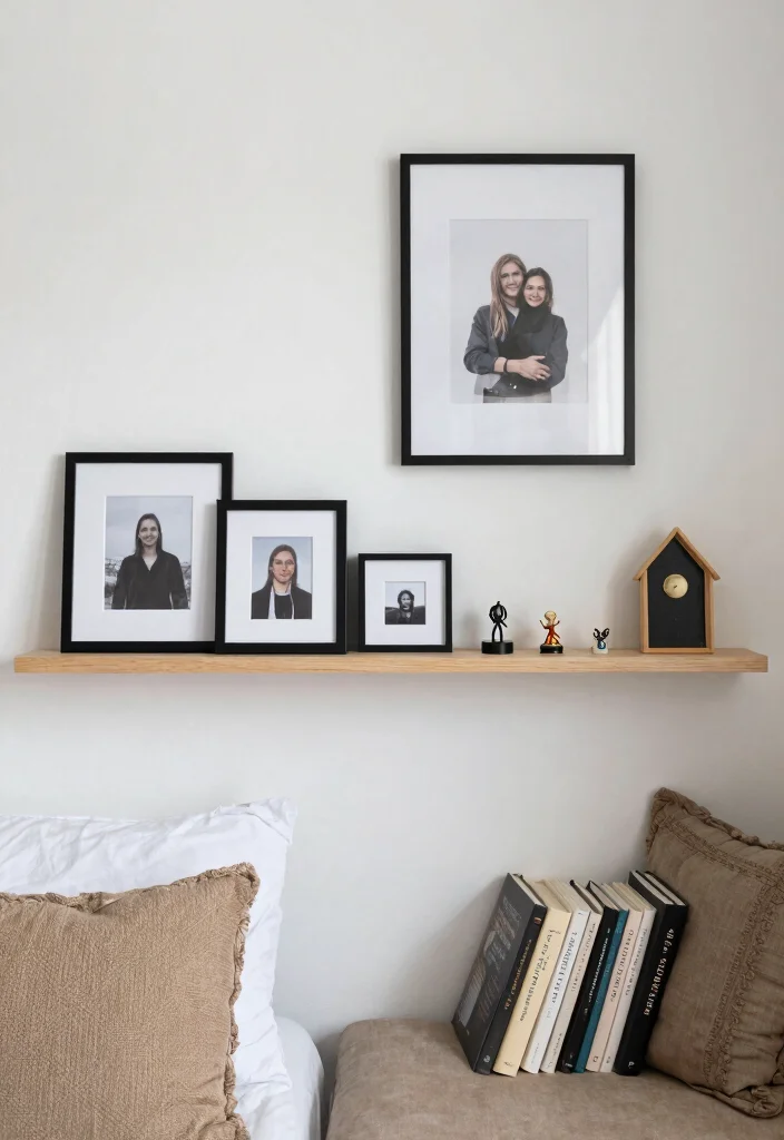 16 Clean Girl Bedroom Ideas for a Minimal Soft Aesthetic - 8. Personal Touches 1