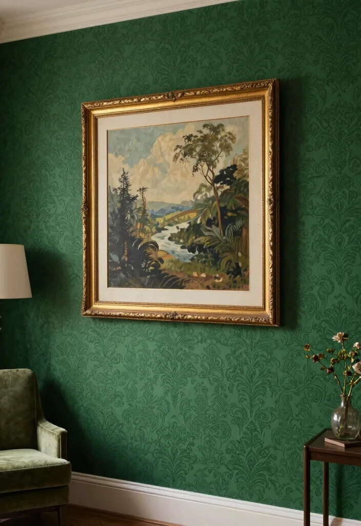 16 Dark Green Moody Bedroom Ideas: Rich, Cozy Drama - 5. Bold Accent Walls 1