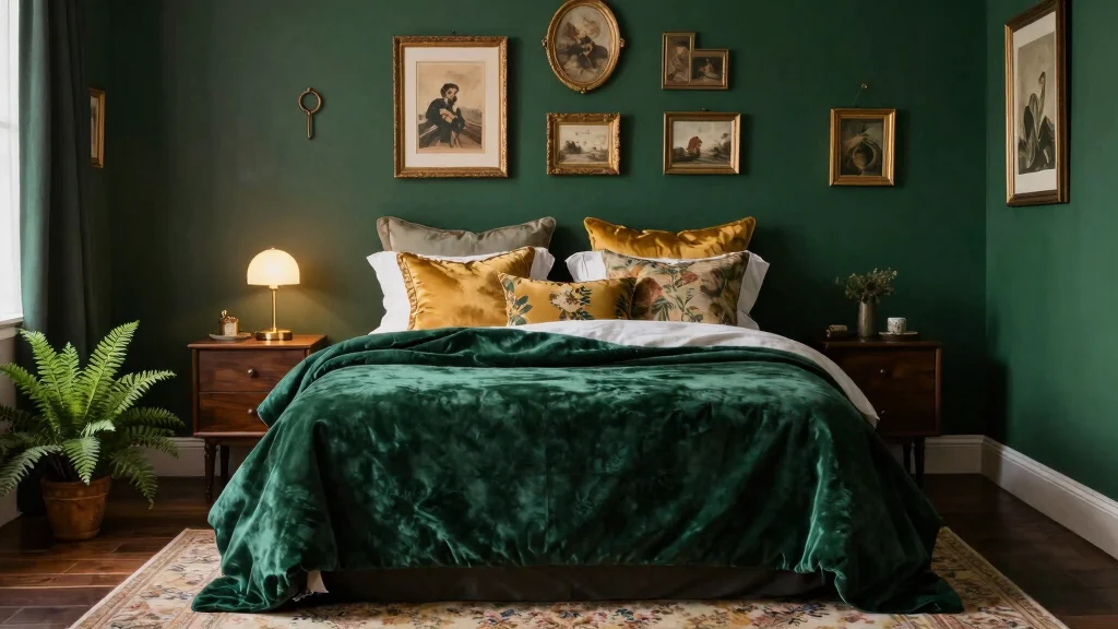 16 Dark Green Moody Bedroom Ideas: Rich, Cozy Drama