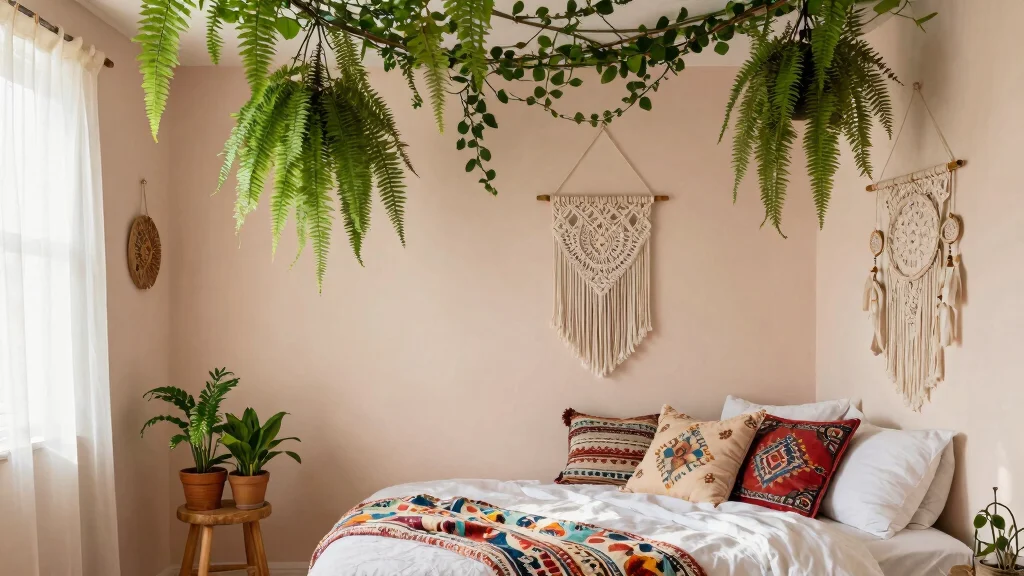 16 Hanging Leaves Decor Bedroom Ideas: Whimsical Natural Touch