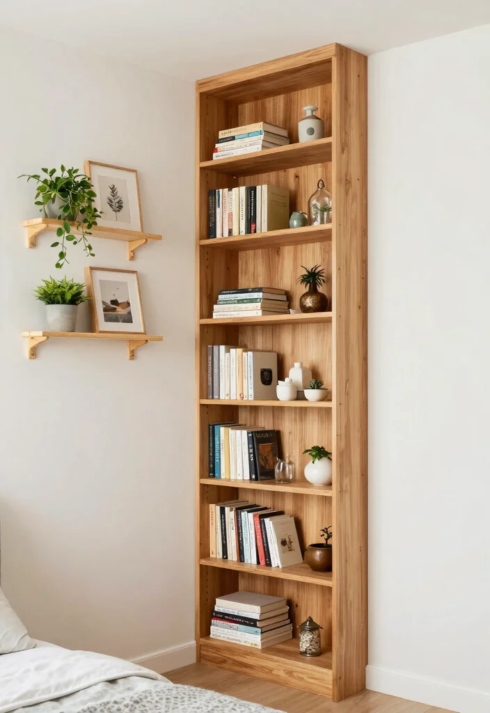 16 IKEA Small Bedroom Ideas for Smart Scandinavian Style - 13. Vertical Space Utilization 1