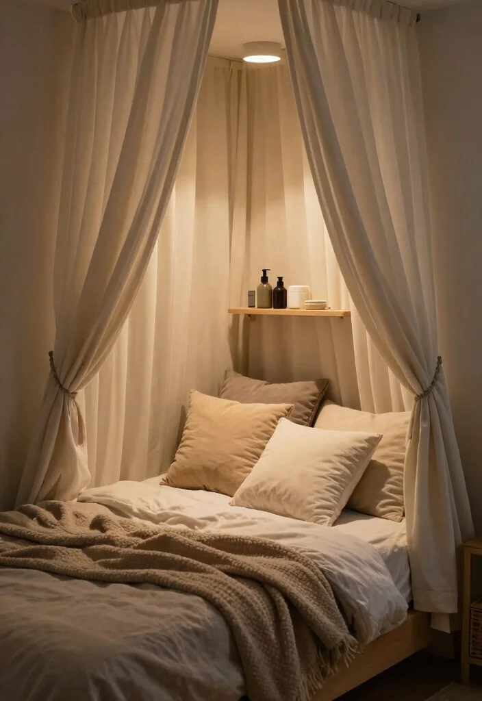 16 IKEA Small Bedroom Ideas for Smart Scandinavian Style - 16. Cozy Bed Nooks 1