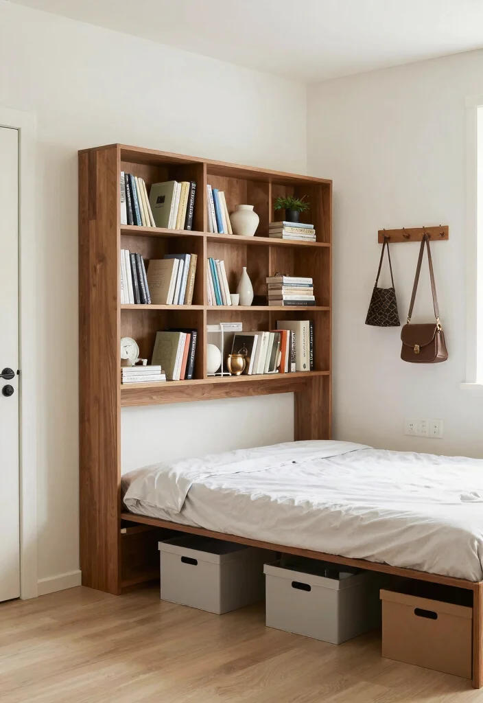 16 IKEA Small Bedroom Ideas for Smart Scandinavian Style - 3. Smart Storage Solutions 1