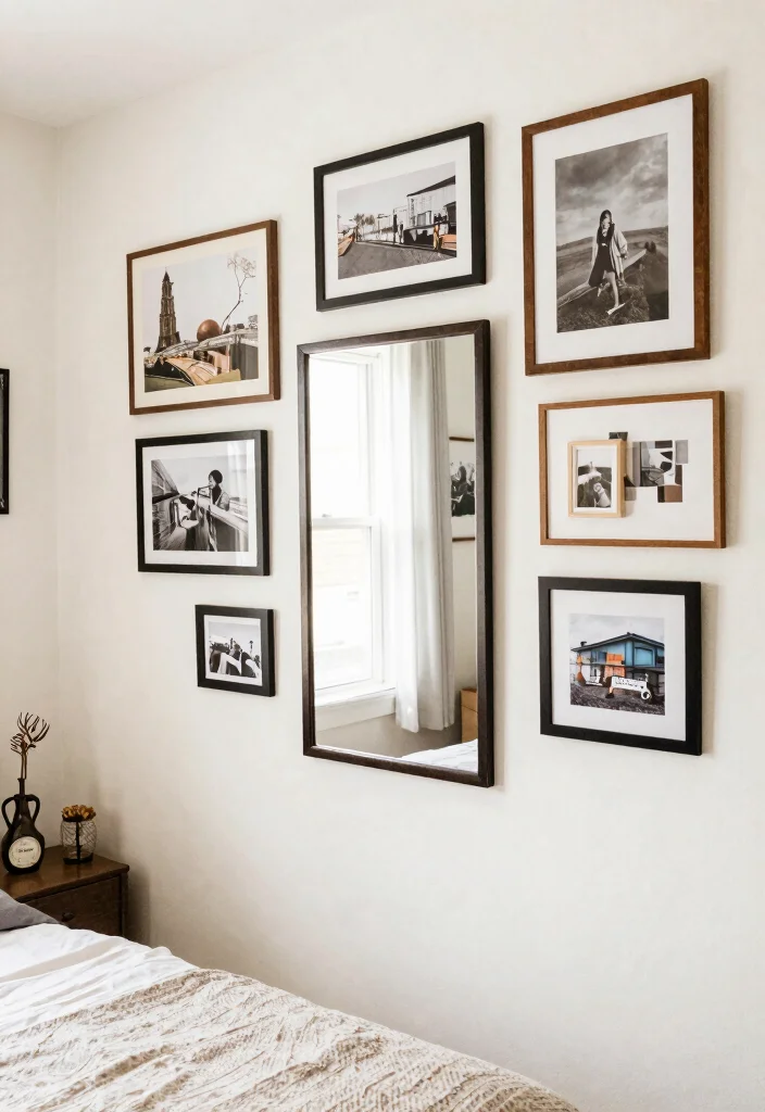 16 IKEA Small Bedroom Ideas for Smart Scandinavian Style - 7. Wall Art and Personal Touches 1