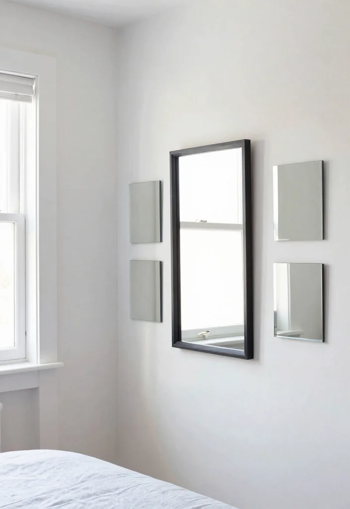 16 IKEA Small Bedroom Ideas for Smart Scandinavian Style - 9. Transformative Mirrors 1