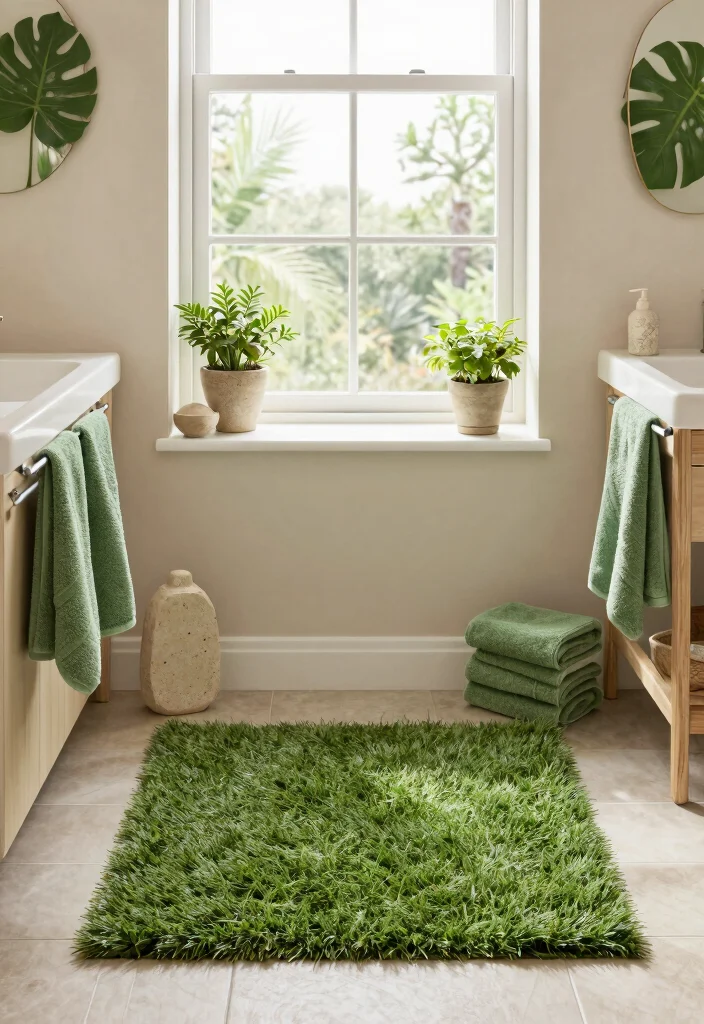 16 Kids Bathroom Ideas For Shared Boy And Girl Rooms - 11. Nature-Inspired Themes 1