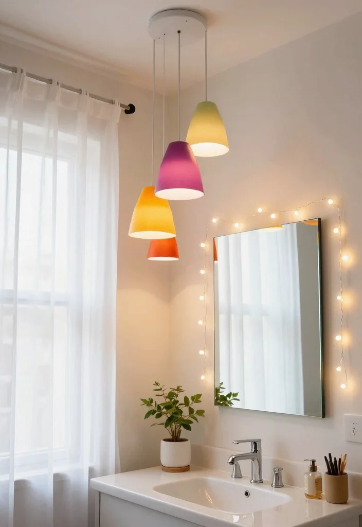 16 Kids Bathroom Ideas For Shared Boy And Girl Rooms - 8. Bright Lighting Options 1