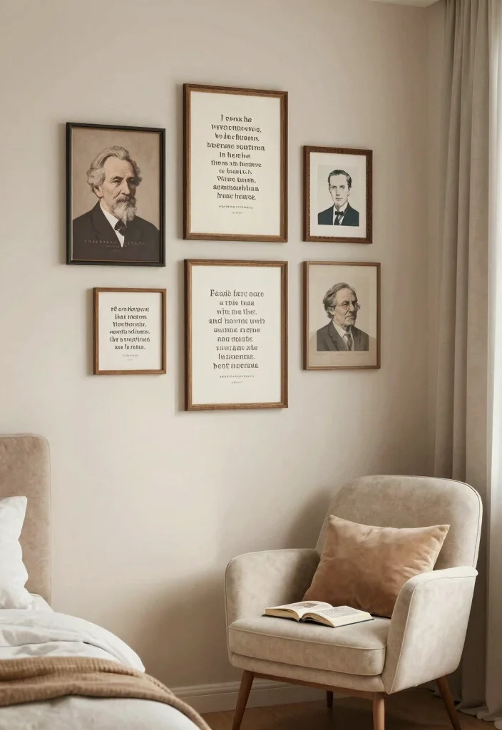 16 Posters for Bedroom Wall Ideas Trendy Expressive Decor - 9. Inspirational Quotes from Literature 1