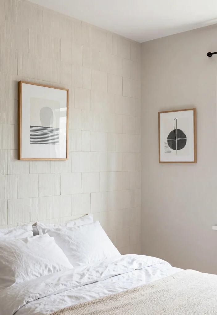 16 Pottery Barn Bedroom Ideas Timeless Cozy Luxury - 10. Textured Wall Treatments 1